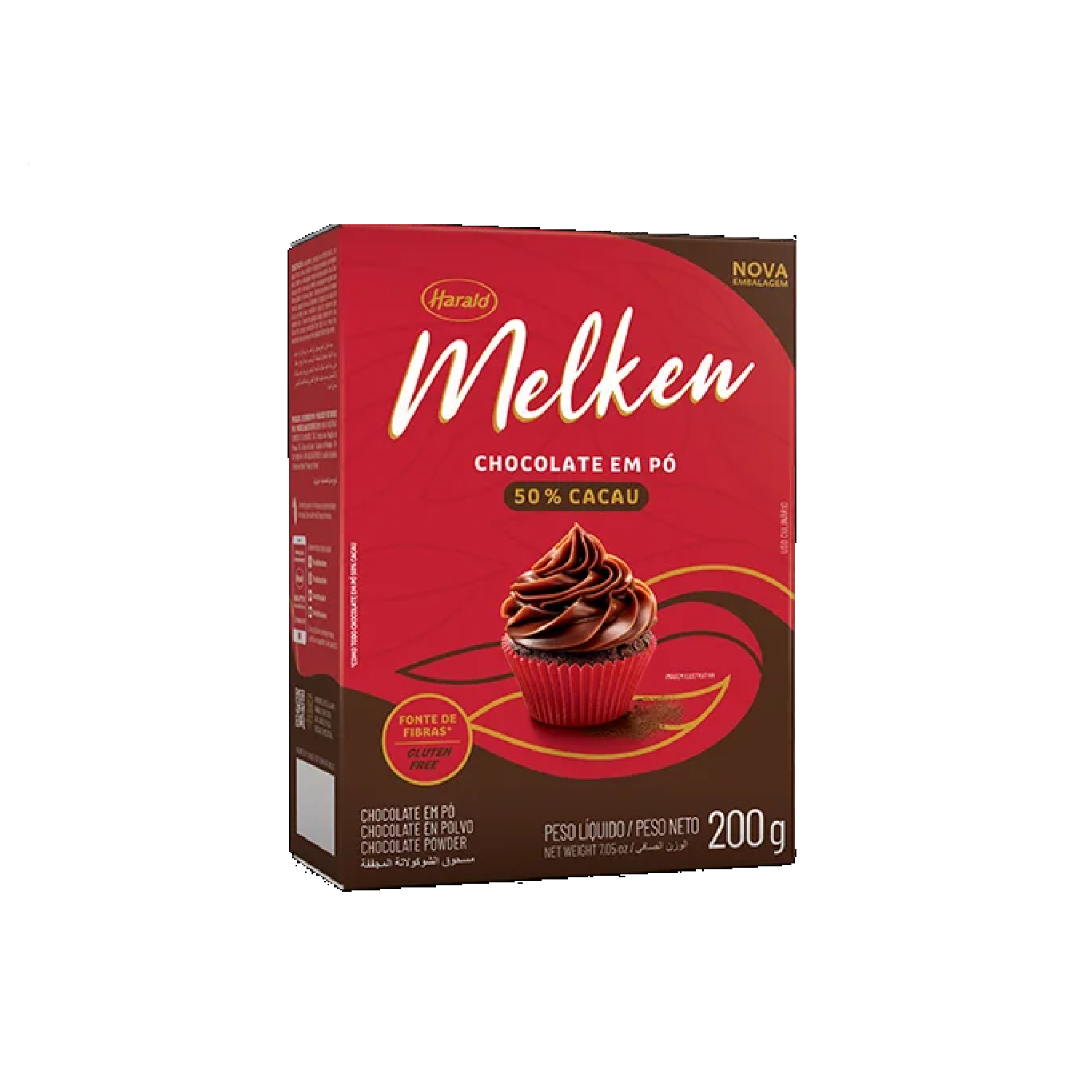 Melken Chocolate em Pó 50% Cacau (200g)